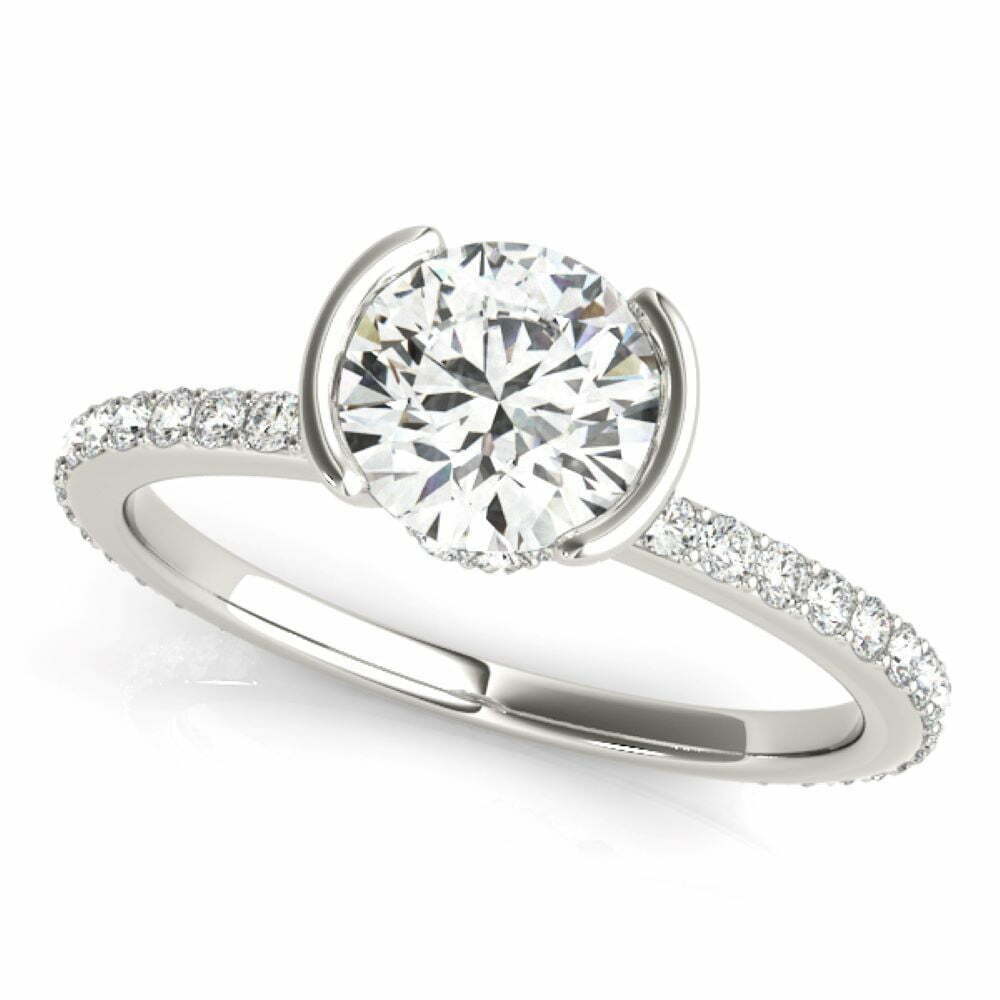The Draper Semi-Bezel Ring